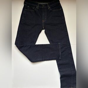 Men's Dark Denim Straight Jeans